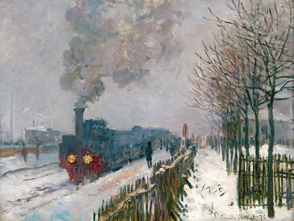 Train in the Snow