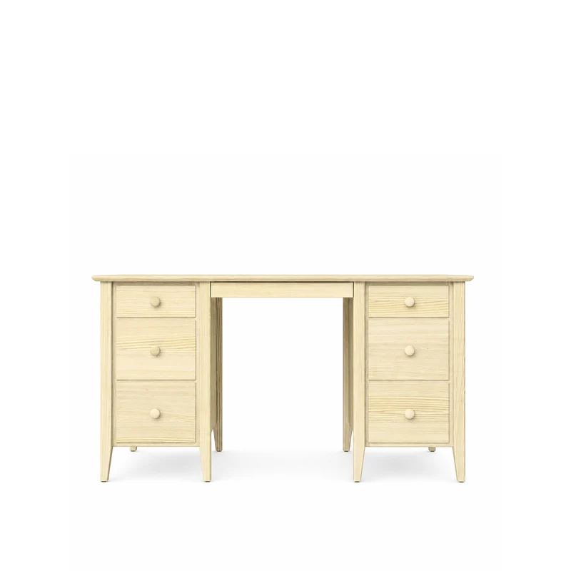 Scrivania in pino 6S Scandi pino trasparente