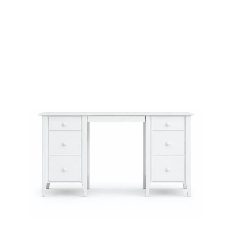 Scrivania in legno 6S Scandi bianco