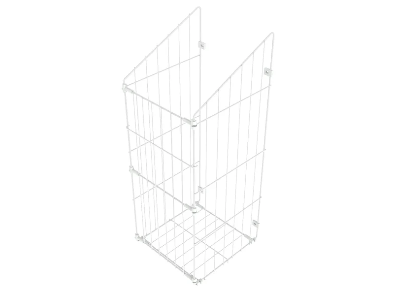 Cesto portabiancheria 40cm - Bianco