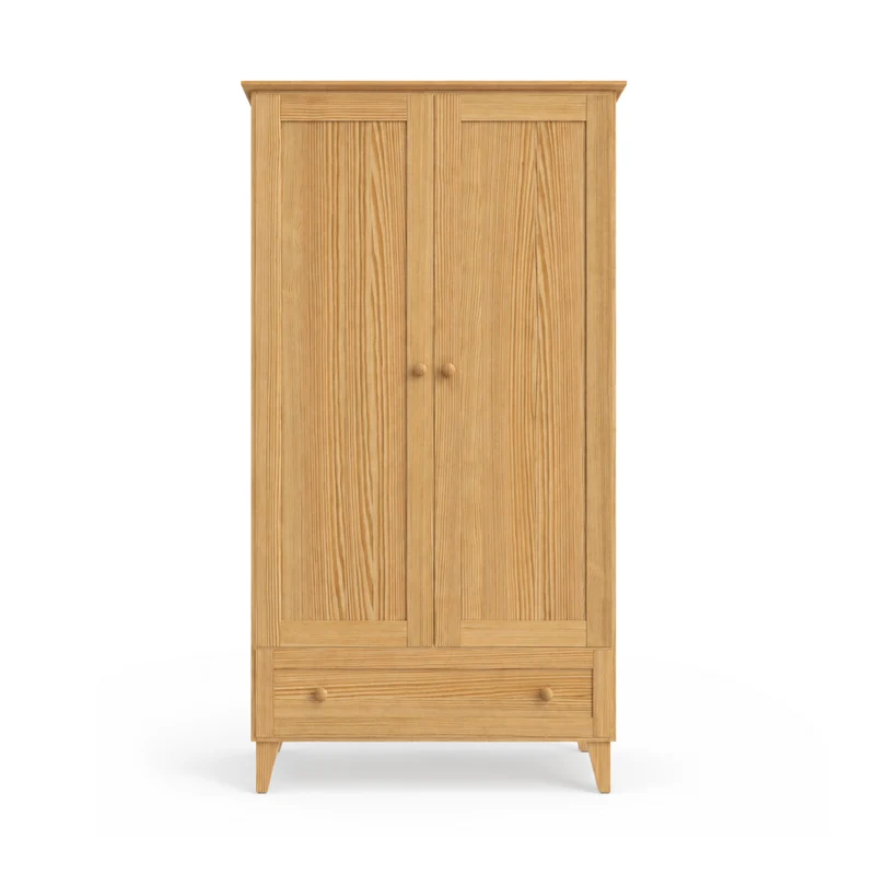 Armadio in pino 2D1S Scandi pino naturale