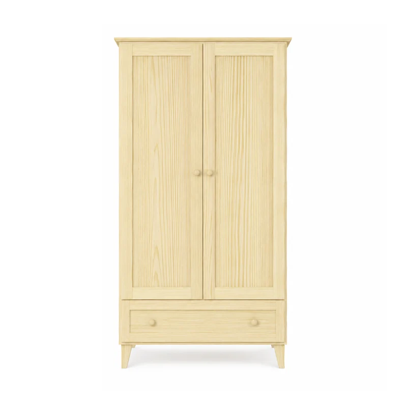Armadio in pino 2D1S Scandi pino trasparente