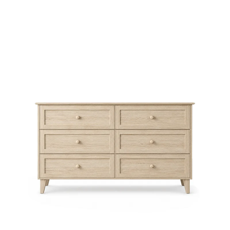 Comò in rovere 6C 154 Scandi rovere sbiancato