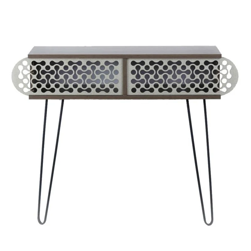 Consolle 106x30x85h cm Ilia noce