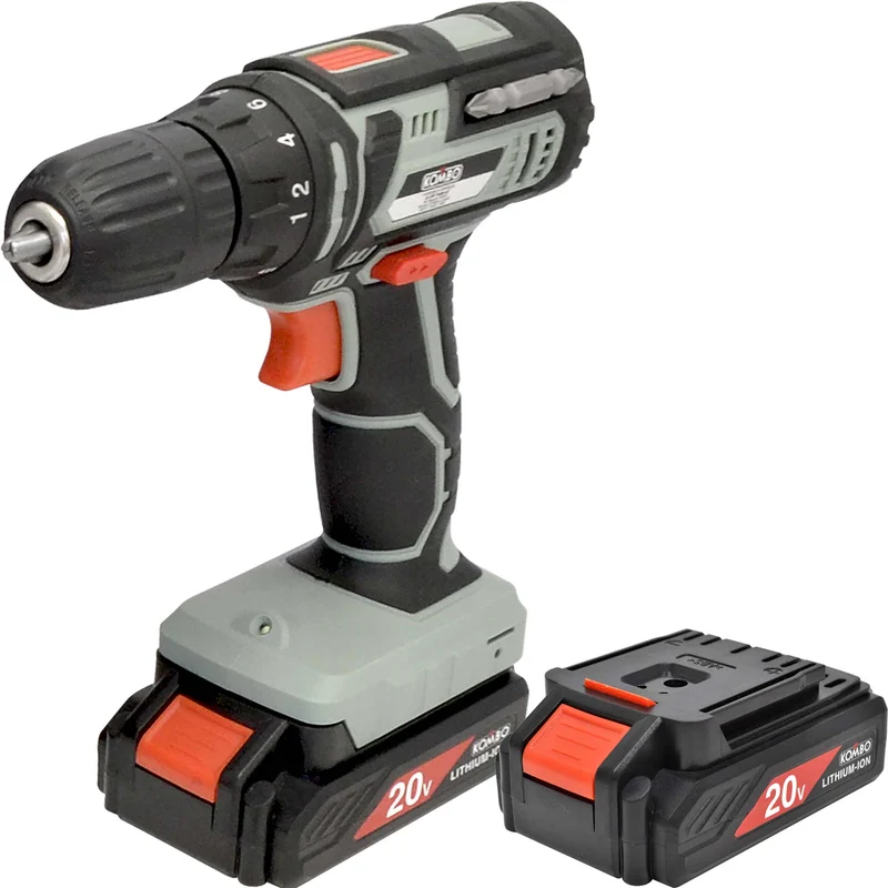 Kit Trapano Avvitatore 2 Batterie 20V + 127 Accessori