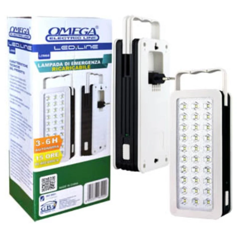 LAMPADA EMERGENZA 30PCS LED 3W 6400K