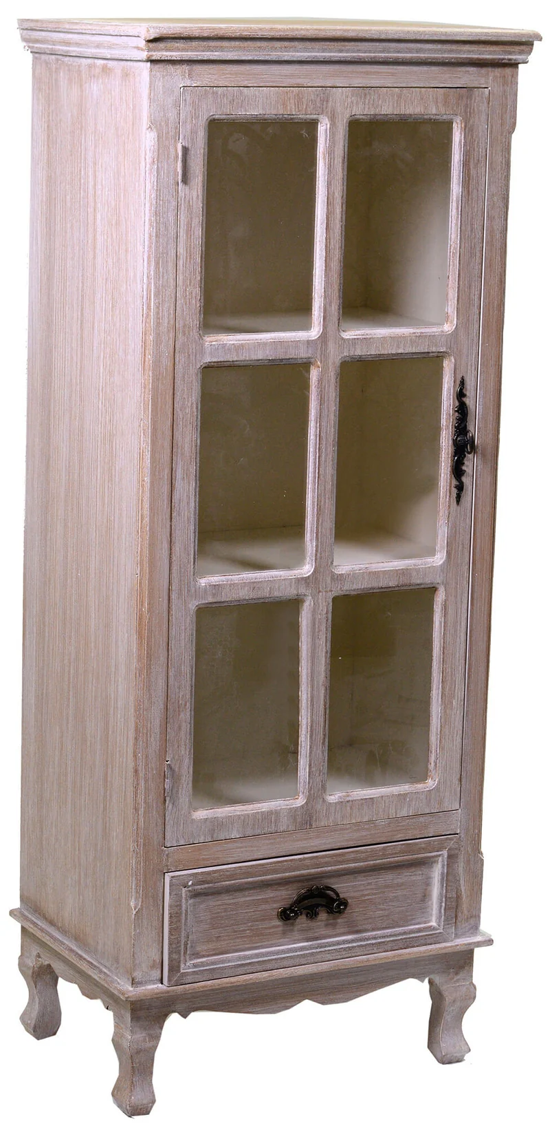 Mobile Vetrina 1 Anta 1 Cassetto in Legno Stoccarda
