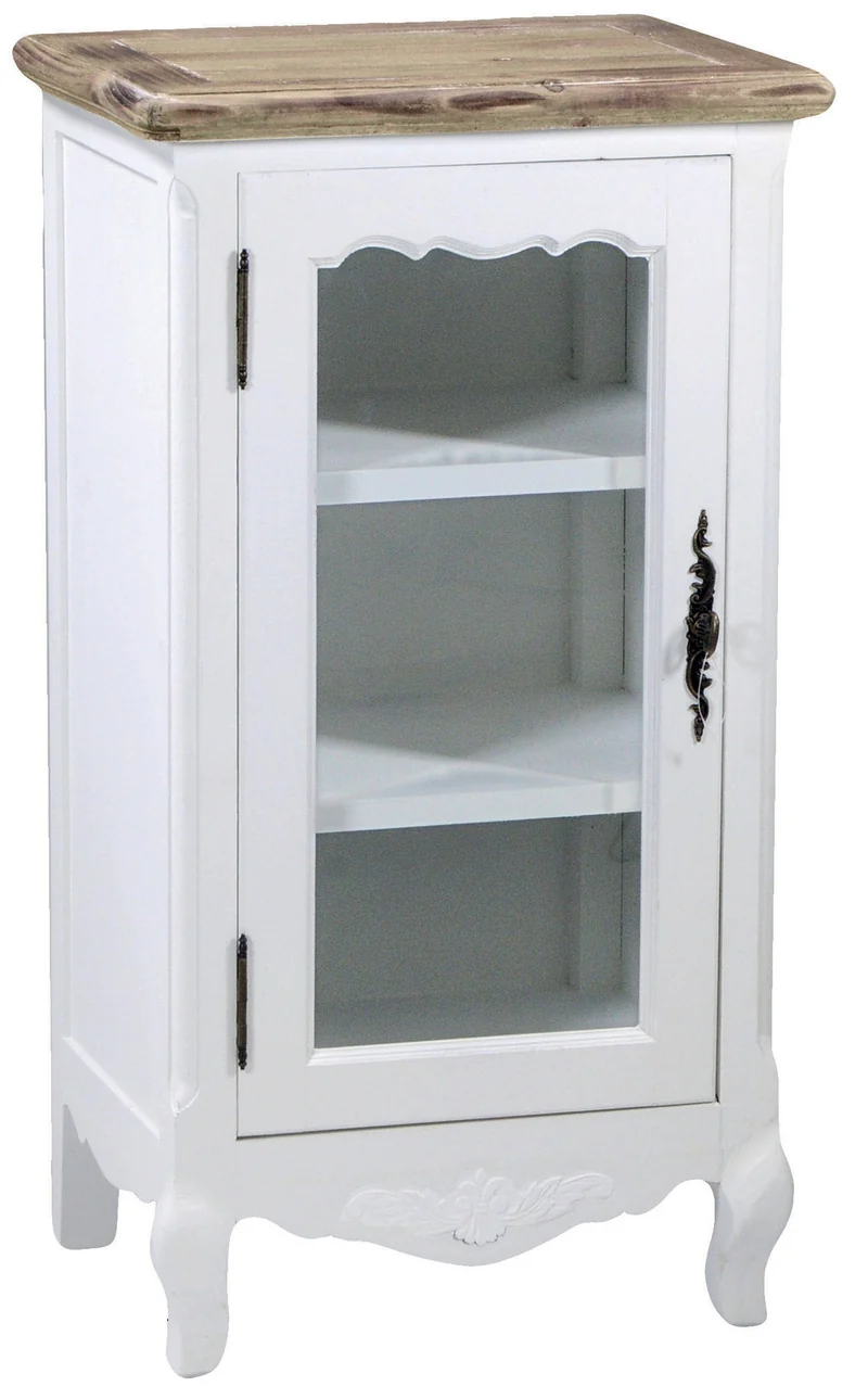 Mobile Vetrina 1 Anta in Legno Country