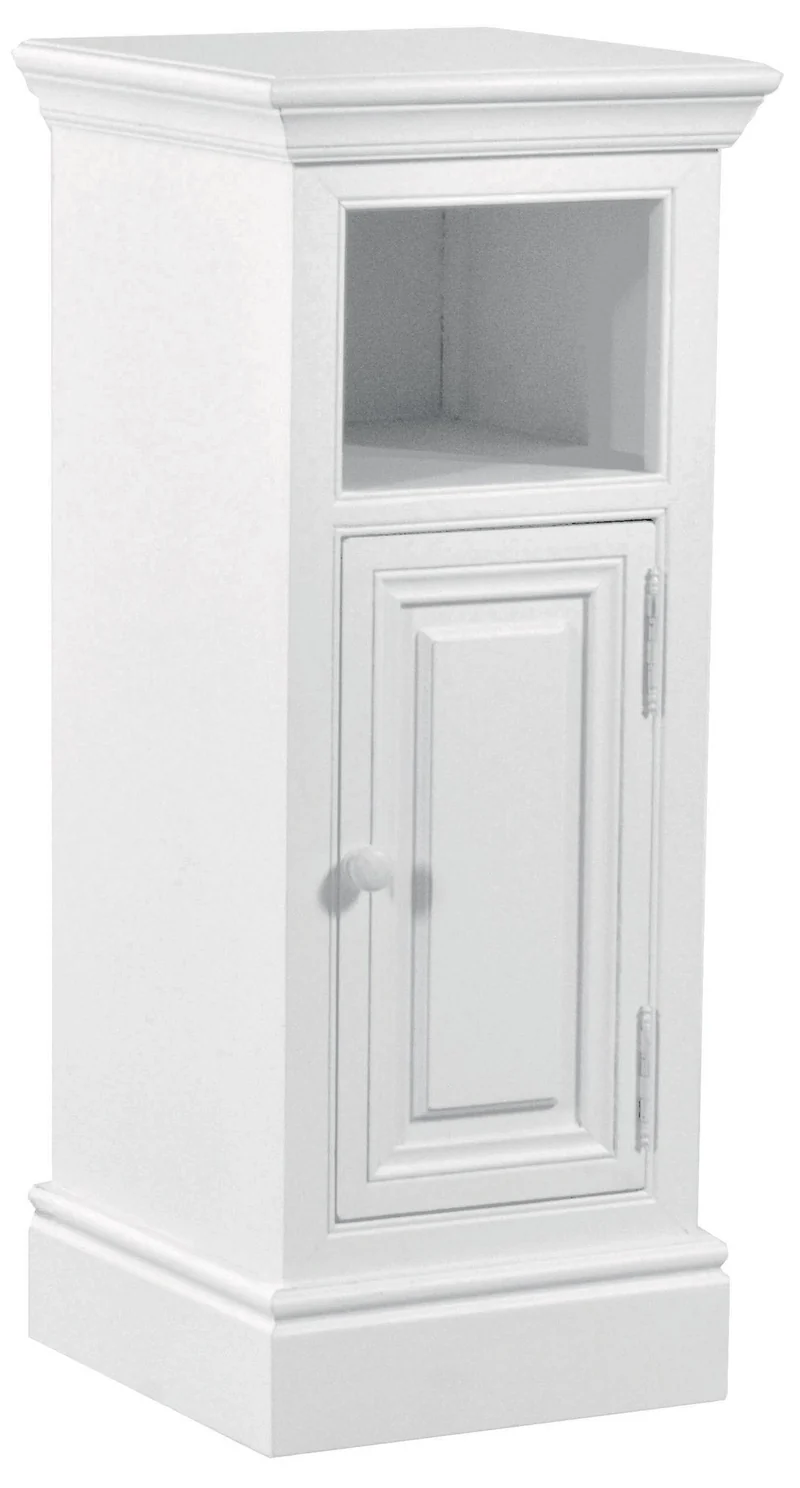 Comodino 1 Anta 1 Ripiano in Legno Nantes