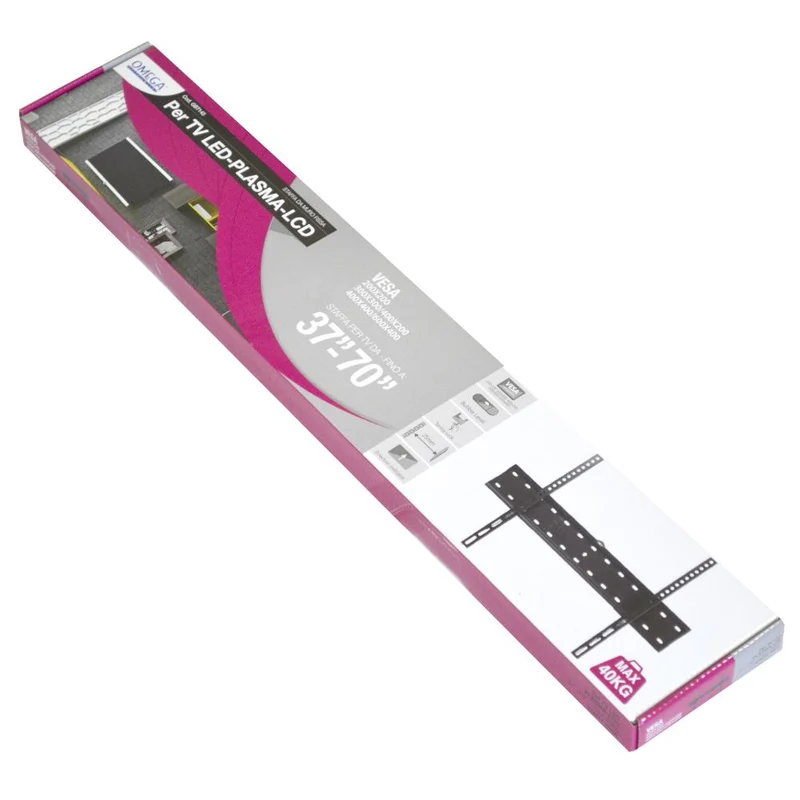 STAFFA DA PARETE FISSA PER TV 37"- 75"