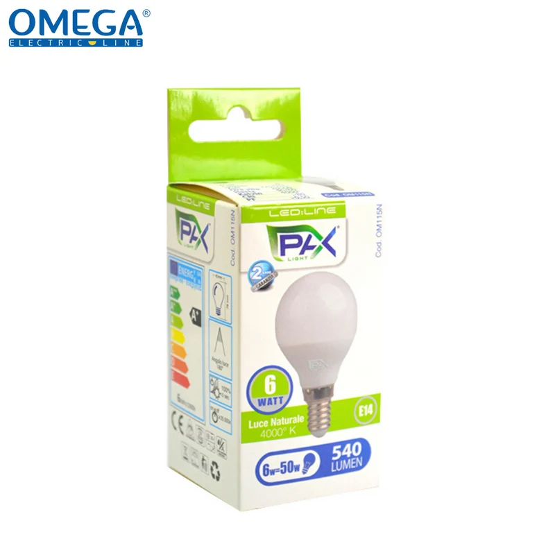 SFERA LED G45 6W 4000K 540LM E14 A+