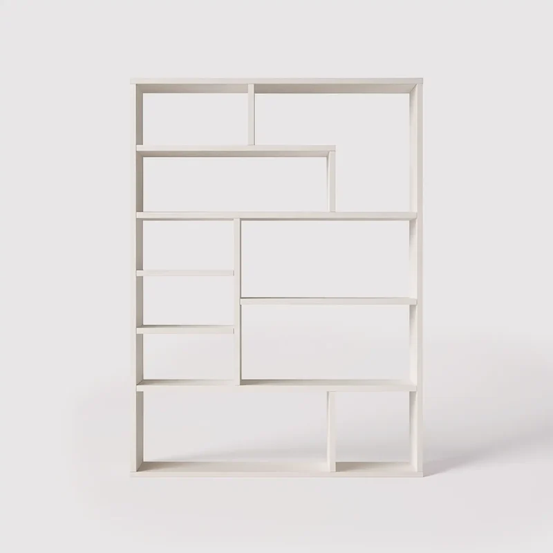 Iroko - Libreria da terra con design moderno e 10 vani