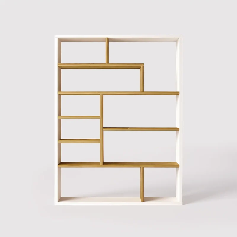 Laung - Scaffale moderno da salotto con 10 scomparti