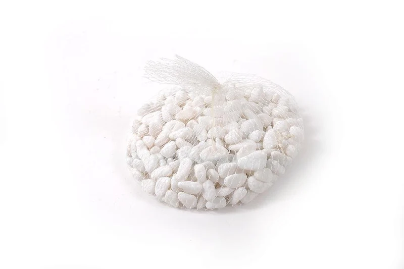 Sassi piccoli per decorazione 1000gr Bianco