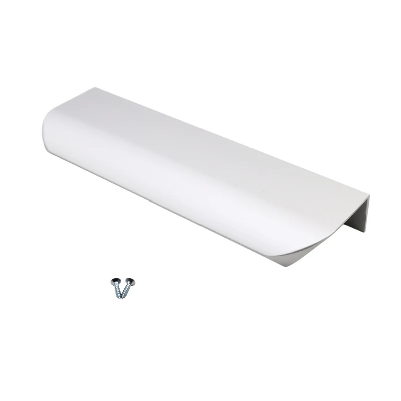 Maniglia per Mobili a profilo tondo Alluminio - 128mm (Lunghezze totali 148mm)
