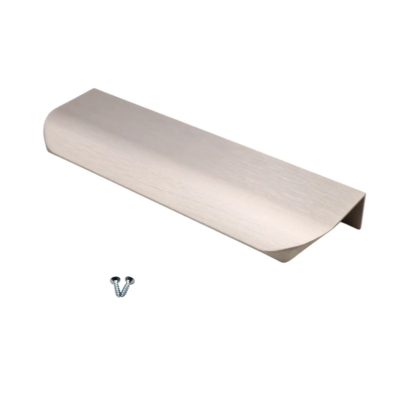 Maniglia per Mobili a profilo tondo Acciaio spazzolato - 128mm (Lunghezze totali 148mm)