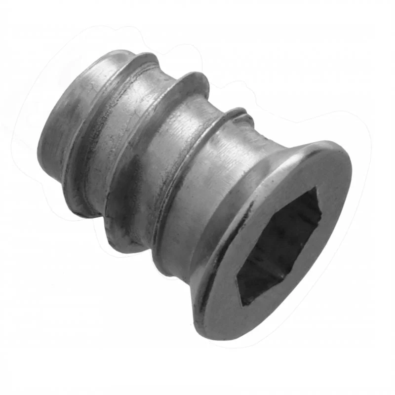 Bussola filettata per legno M6 - 10x13mm (100 pz)