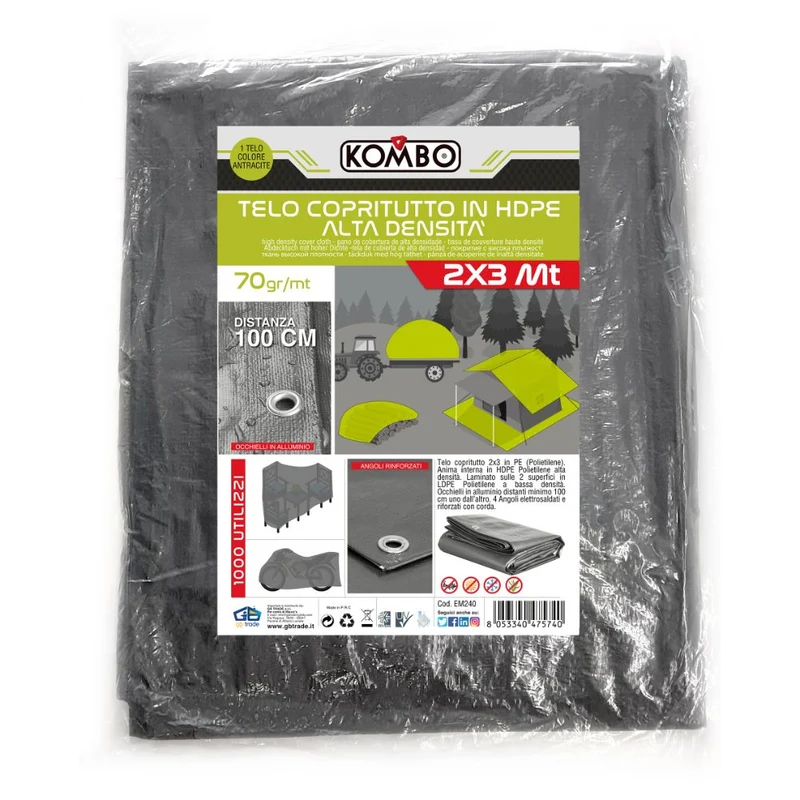 Telo Copritutto 2X3 in Polietilene
