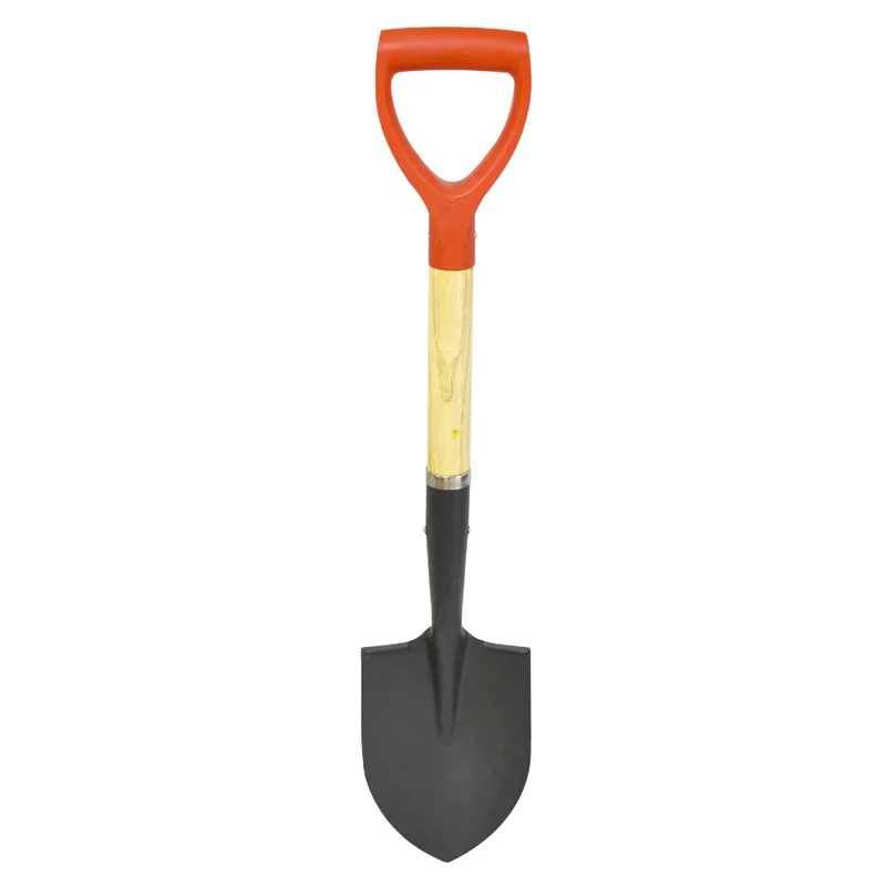 MINI PALA/VANGA DA GIARDINO 70 CM IN ACCIAIO VERNICIATO A POLVERI, MANICO