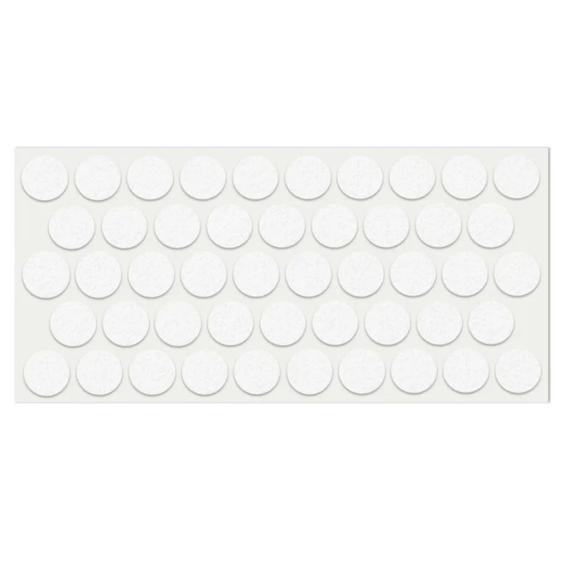 Feltrini adesivi per Mobili Ø20mm - Bianco