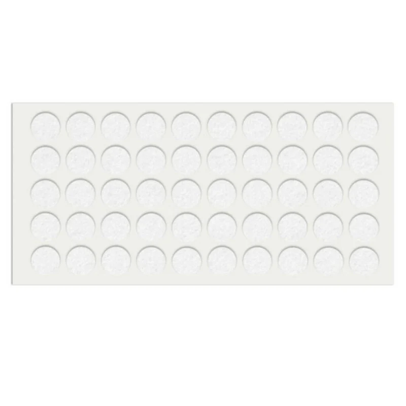Feltrini adesivi per Mobili Ø18mm - Bianco
