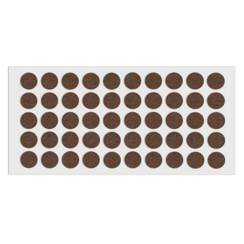 Feltrini adesivi per Mobili Ø18mm - Marrone