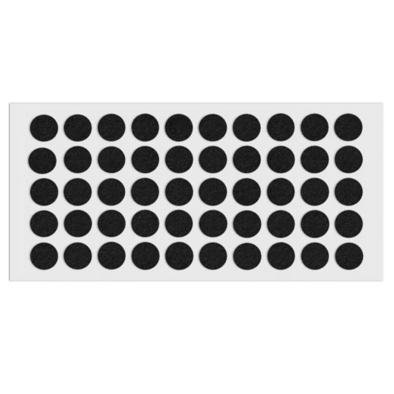 Feltrini adesivi per Mobili Ø18mm - Nero