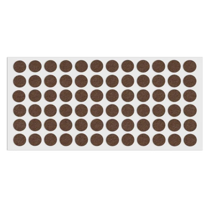 Feltrini adesivi per Mobili Ø15mm - Marrone