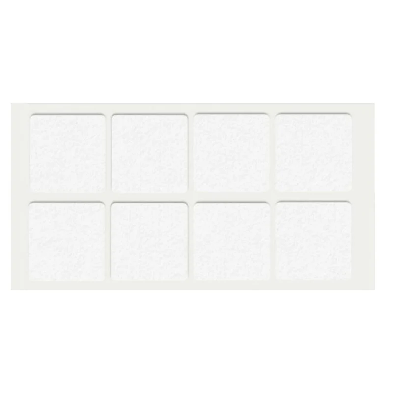 Feltrini adesivi per Mobili 50x50mm - Bianco
