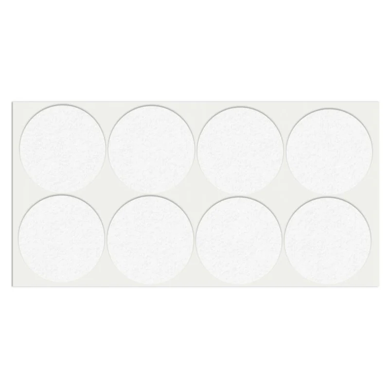 Feltrini adesivi per Mobili Ø55mm - Bianco