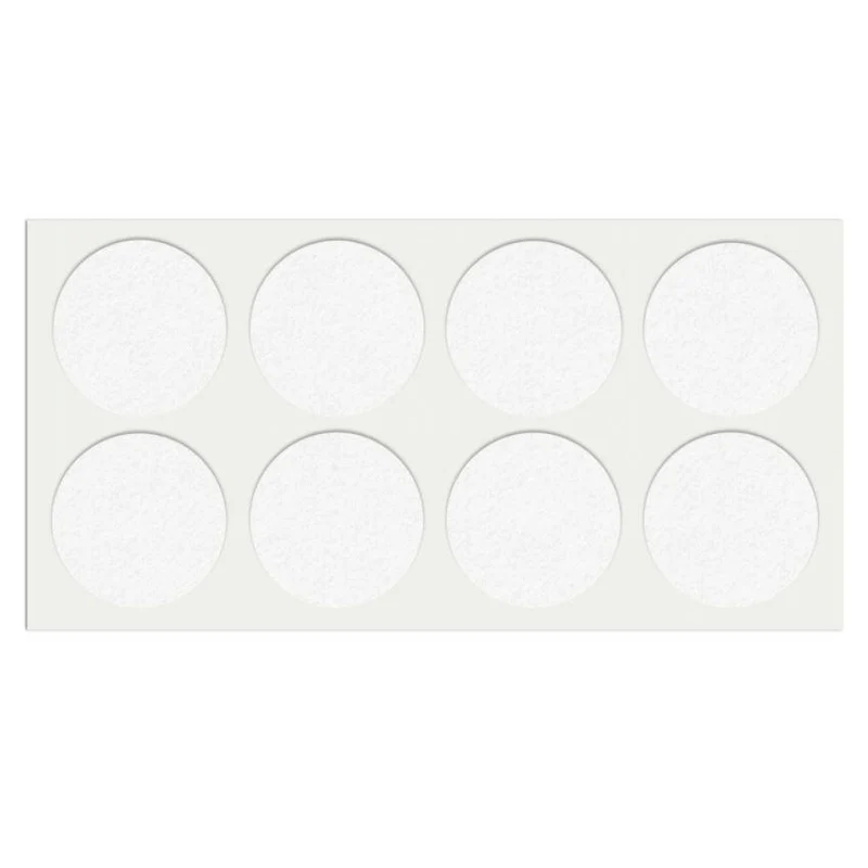 Feltrini adesivi per Mobili Ø50mm - Bianco