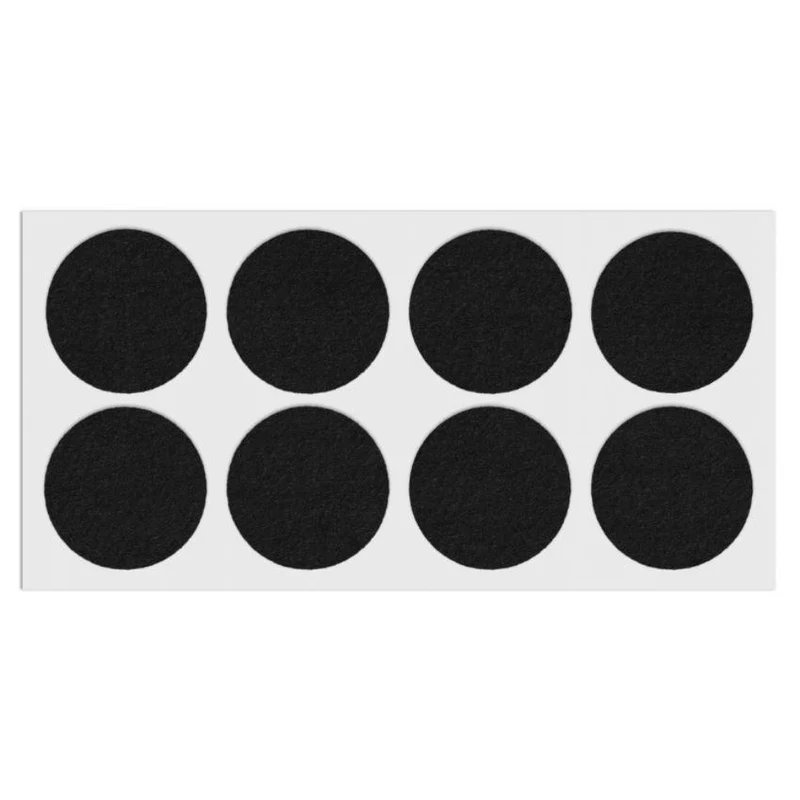 Feltrini adesivi per Mobili Ø50mm - Nero
