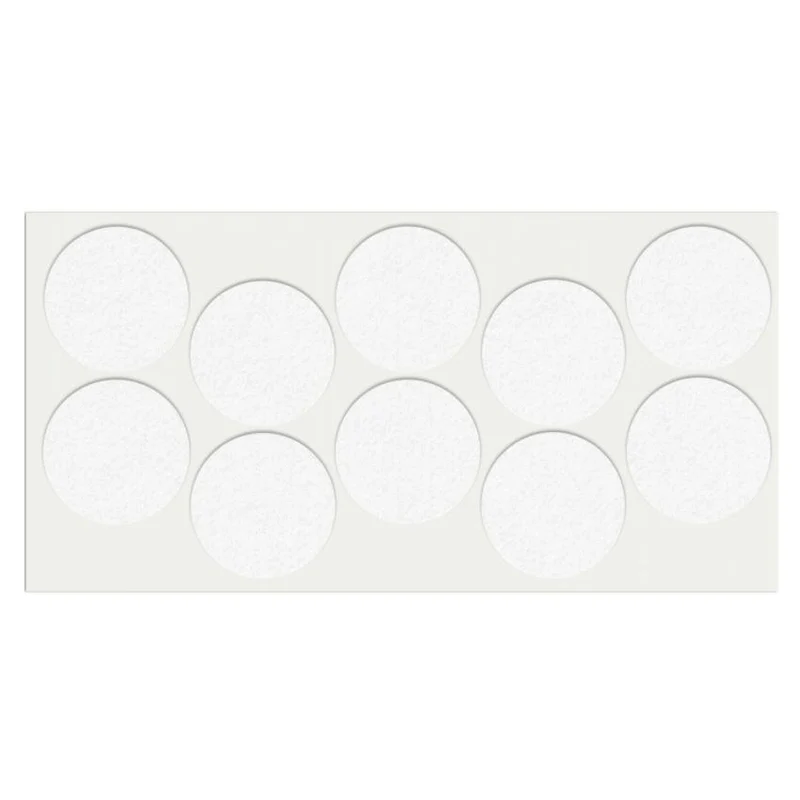 Feltrini adesivi per Mobili Ø45mm - Bianco
