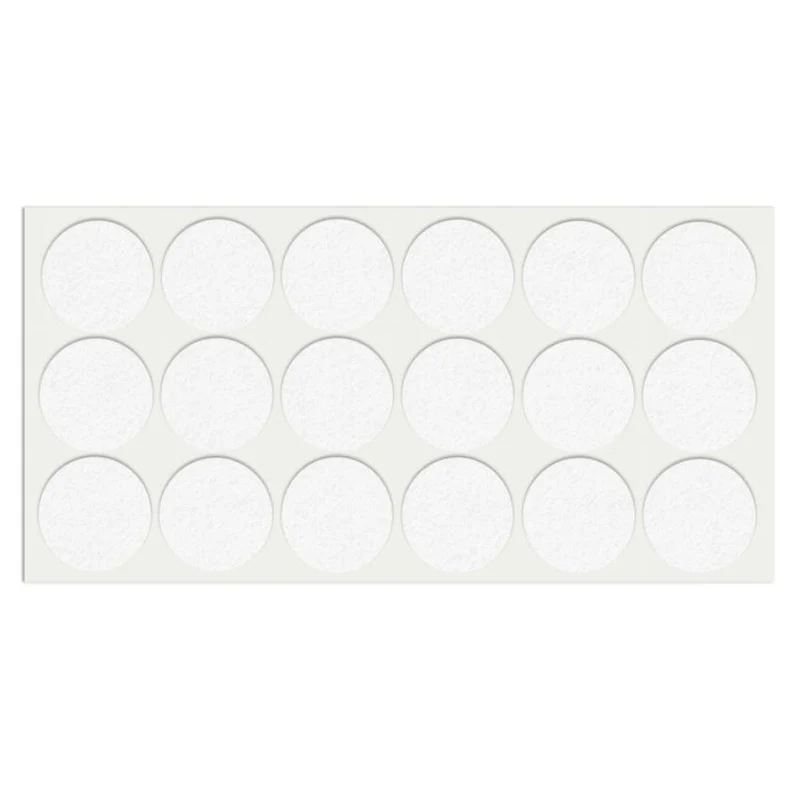 Feltrini adesivi per Mobili Ø35mm - Bianco
