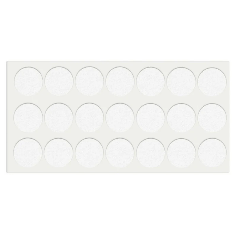 Feltrini adesivi per Mobili Ø30mm - Bianco