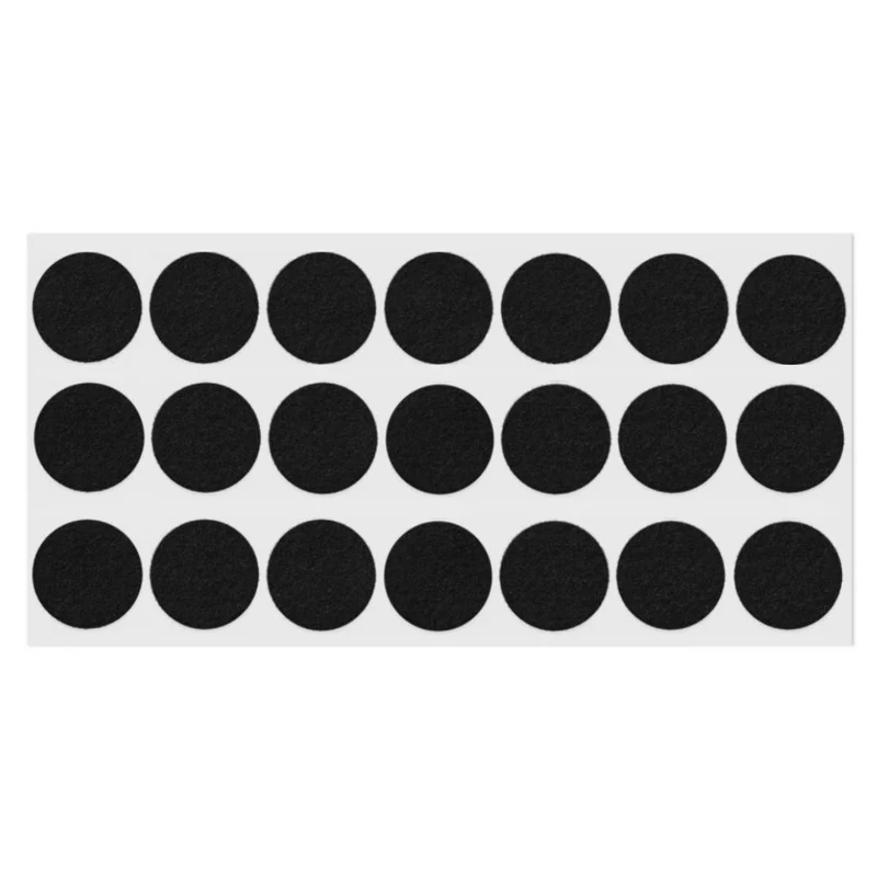 Feltrini adesivi per Mobili Ø30mm - Nero