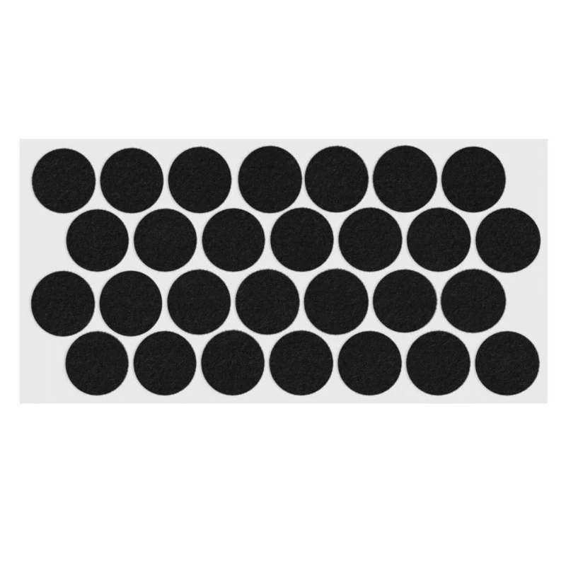 Feltrini adesivi per Mobili Ø28mm - Nero