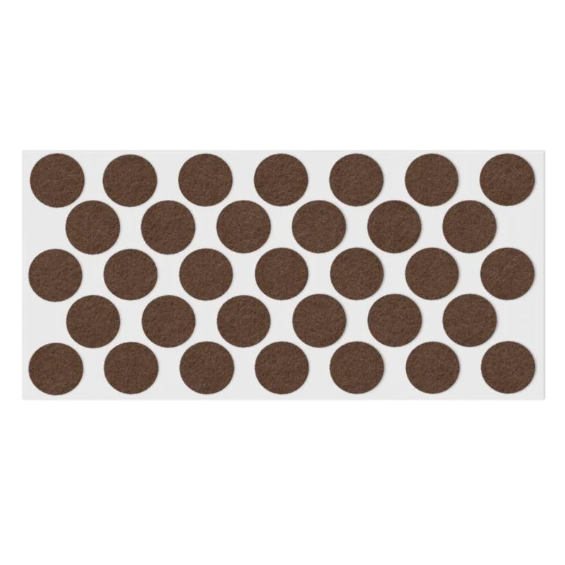 Feltrini adesivi per Mobili Ø24mm - Marrone