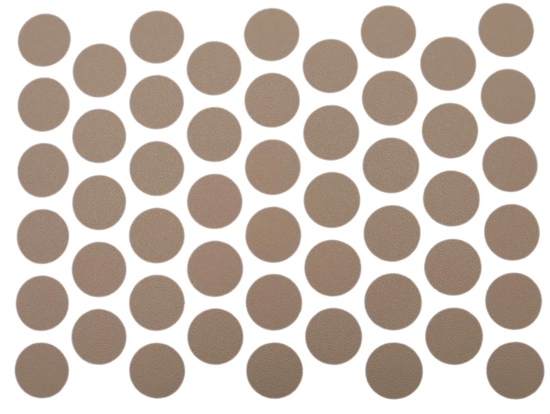 Tappi coprivite adesivi - Cappuccino Ø14