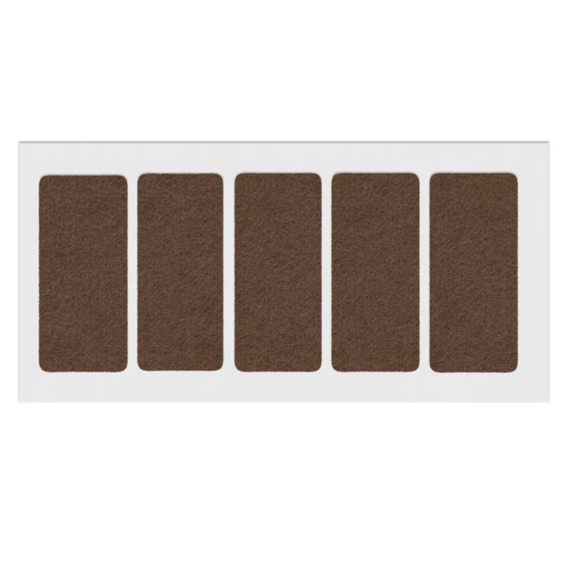 Feltrini adesivi per Mobili 40x90mm - Marrone