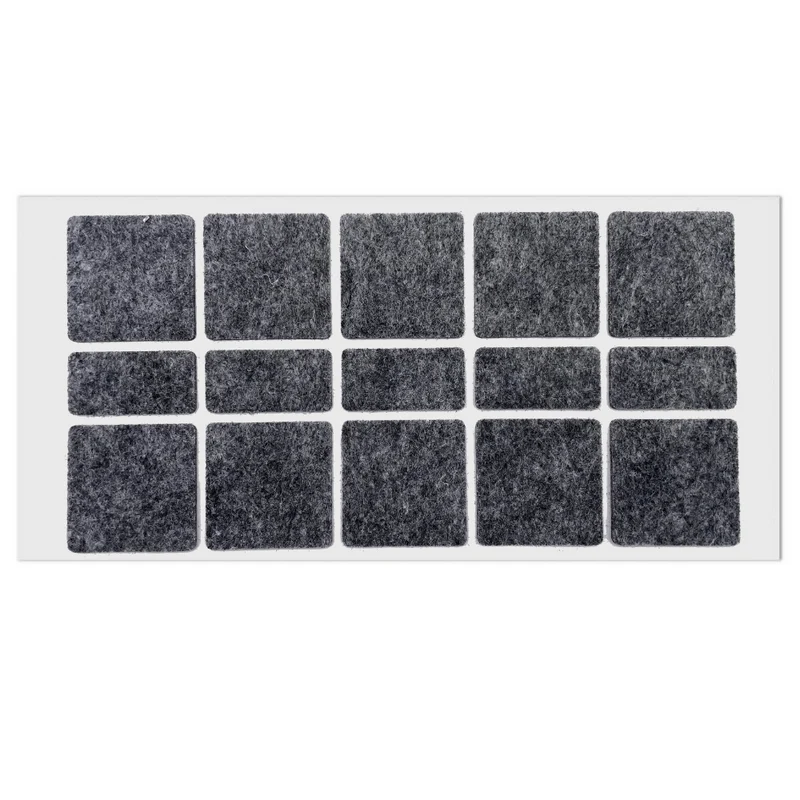 Feltrini adesivi per Mobili 40x40mm - Grigio
