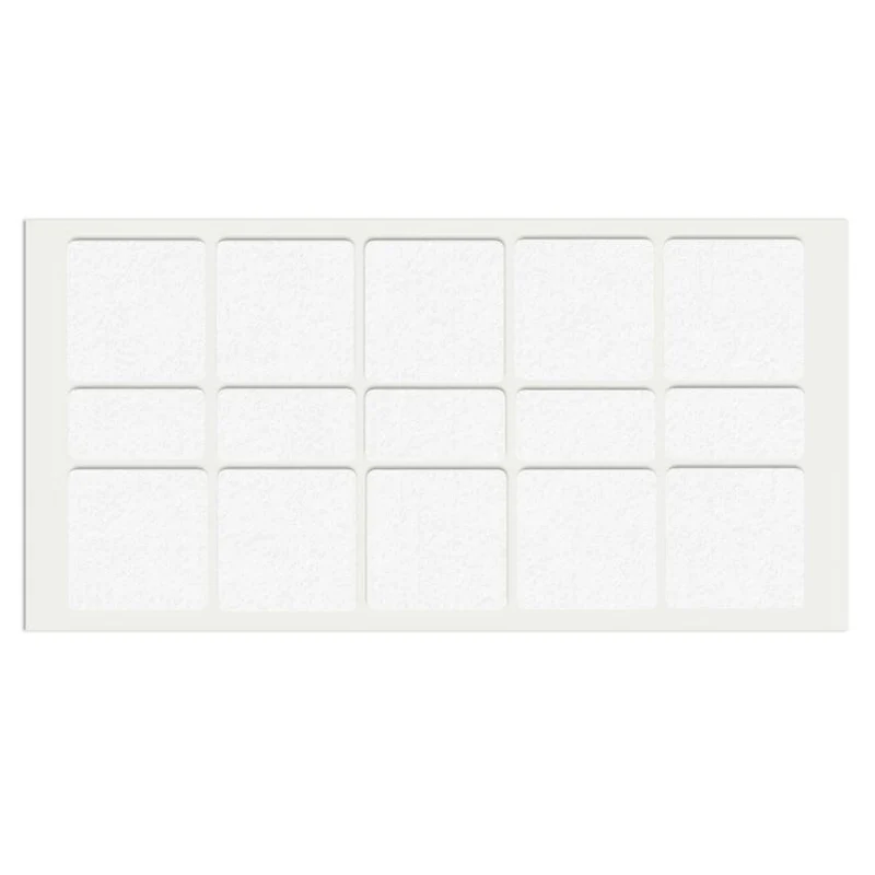 Feltrini adesivi per Mobili 40x40mm - Bianco