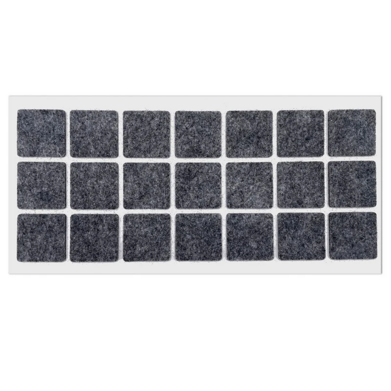Feltrini adesivi per Mobili 30x30mm - Grigio