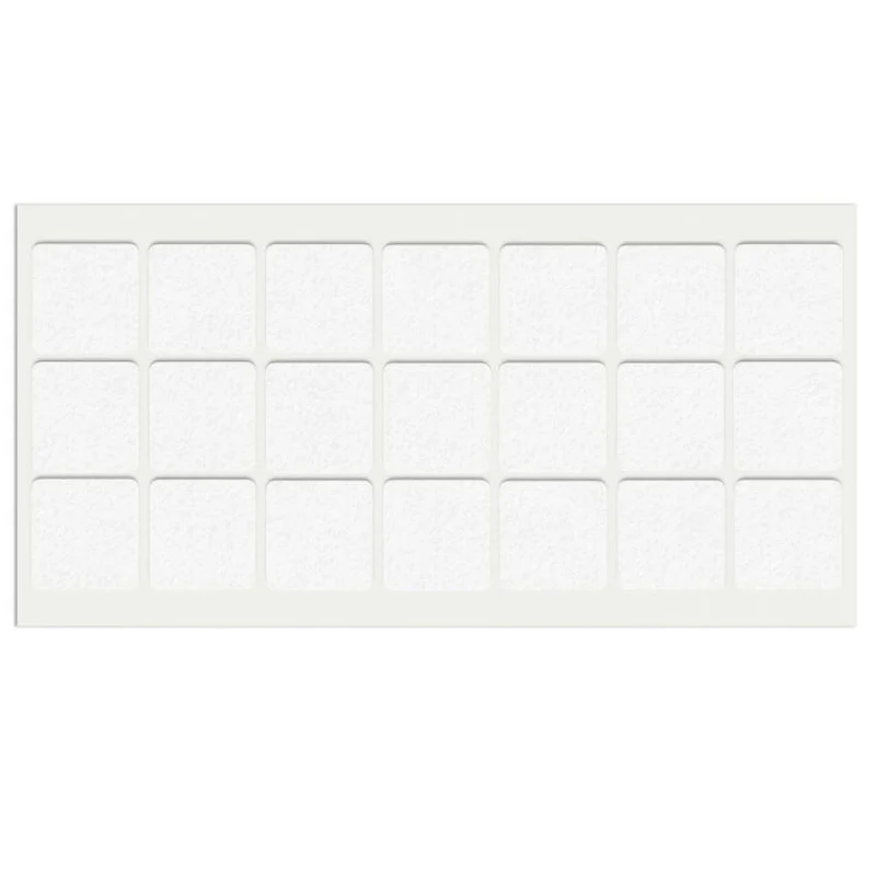 Feltrini adesivi per Mobili 30x30mm - Bianco