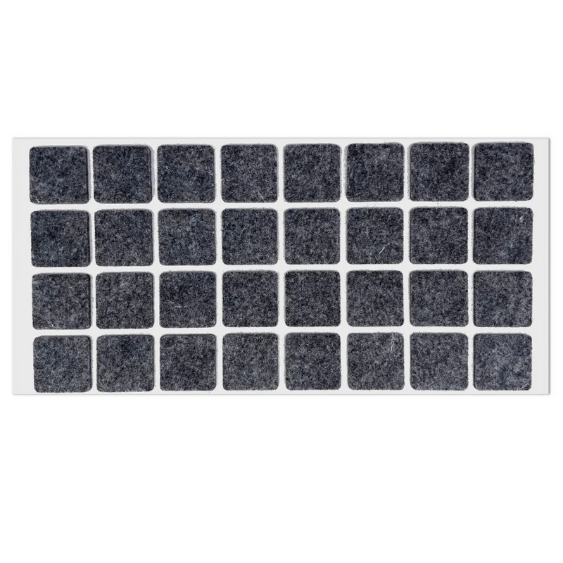 Feltrini adesivi per Mobili 25x25mm - Grigio