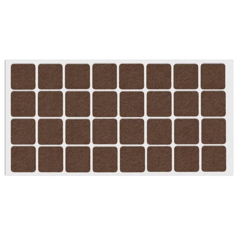 Feltrini adesivi per Mobili 25x25mm - Marrone
