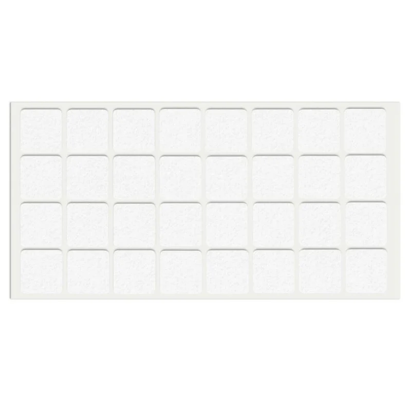 Feltrini adesivi per Mobili 25x25mm - Bianco