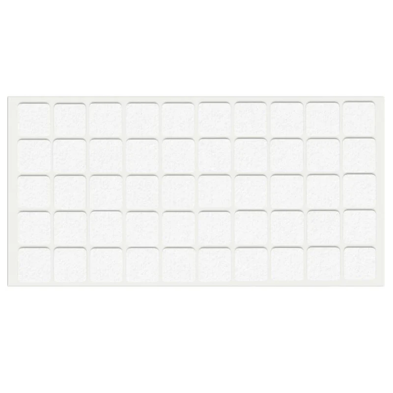 Feltrini adesivi per Mobili 20x20mm - Bianco