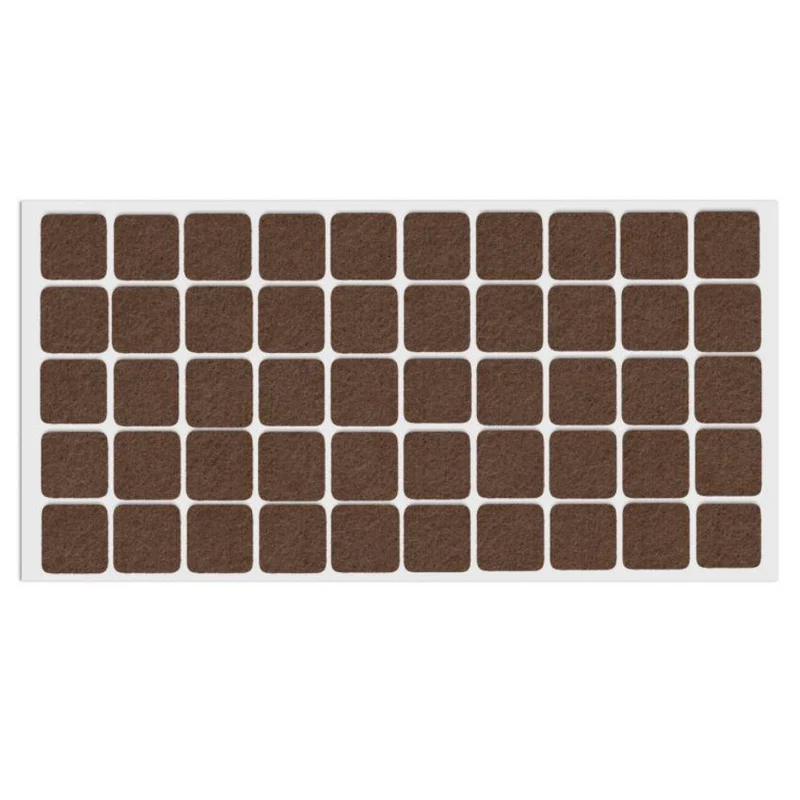 Feltrini adesivi per Mobili 20x20mm - Marrone