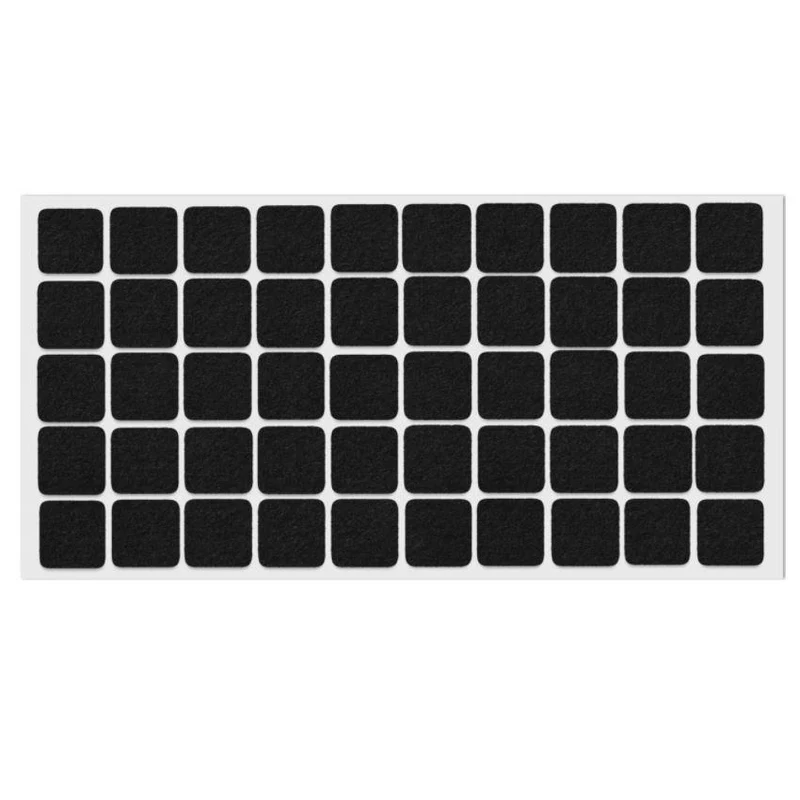 Feltrini adesivi per Mobili 20x20mm - Nero